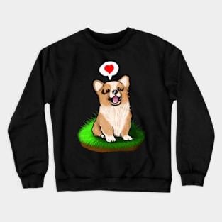 Cute dog show some love to everyone Crewneck Sweatshirt